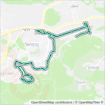 1 Bus Line Map
