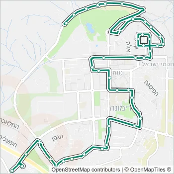 1 Bus Line Map