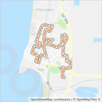 2א Bus Line Map