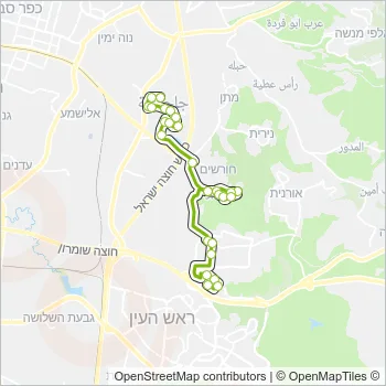 3 Bus Line Map