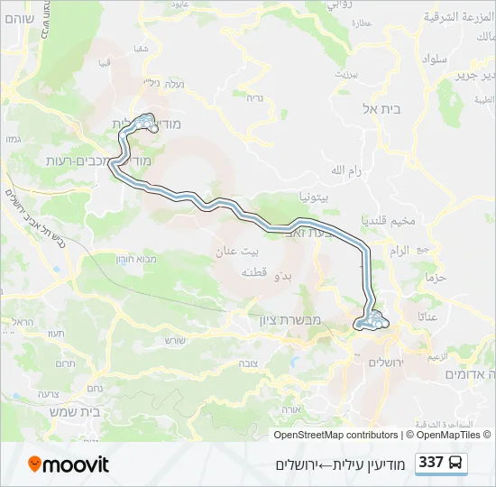 337 Bus Line Map