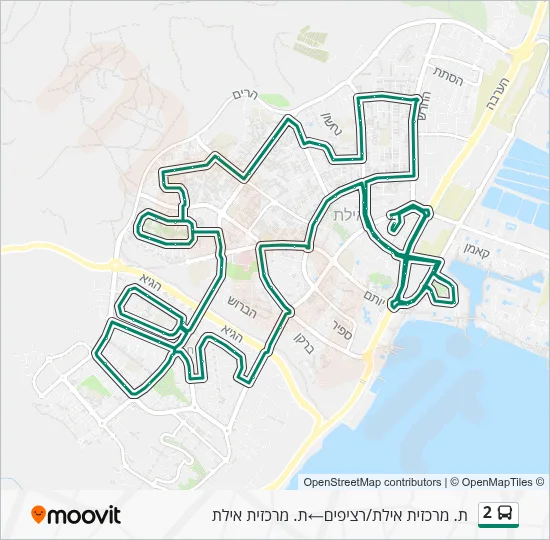 2 Bus Line Map