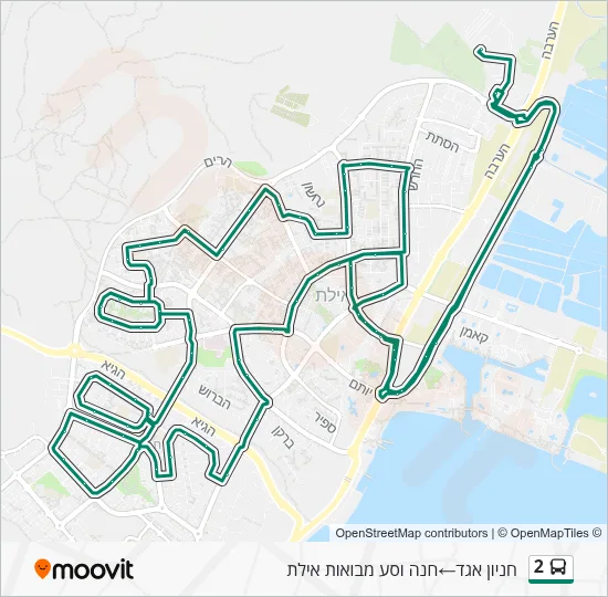 2 Bus Line Map