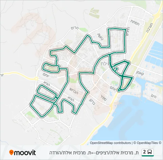 Автобус 2: карта маршрута