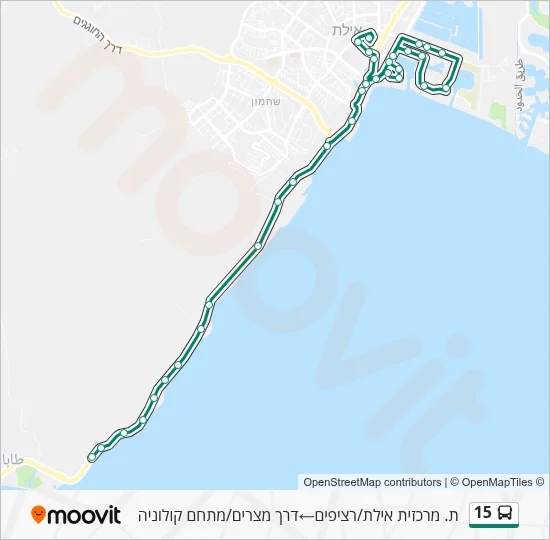 15 Bus Line Map