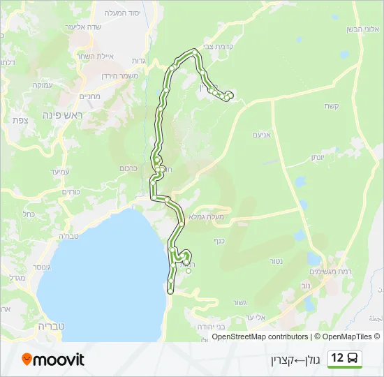 12 Bus Line Map