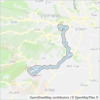 295 Bus Line Map