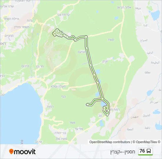 76 Bus Line Map