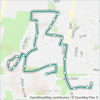 5 Bus Line Map