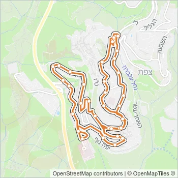 6א Bus Line Map