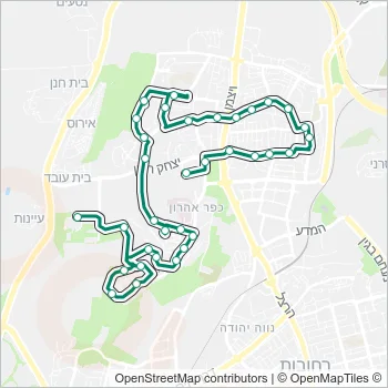 7א Bus Line Map