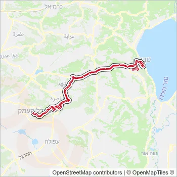 431 Bus Line Map