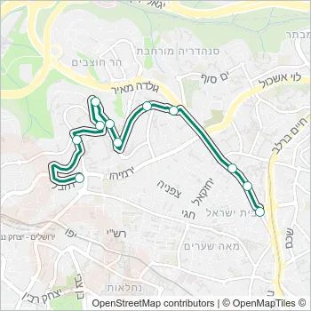 98 Bus Line Map