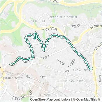 98 Bus Line Map
