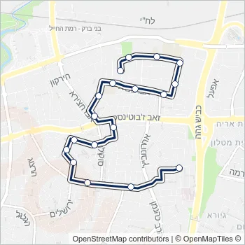942 Bus Line Map