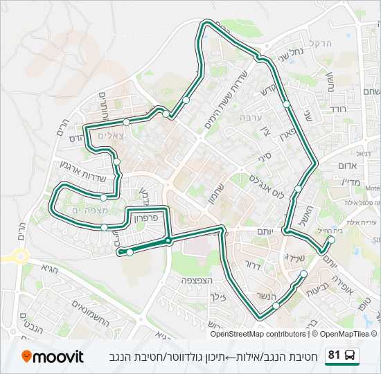 81 Bus Line Map