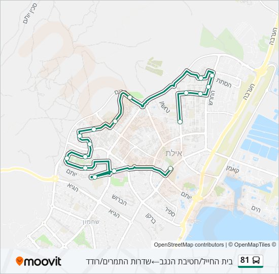 81 Bus Line Map