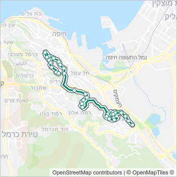 76 Bus Line Map