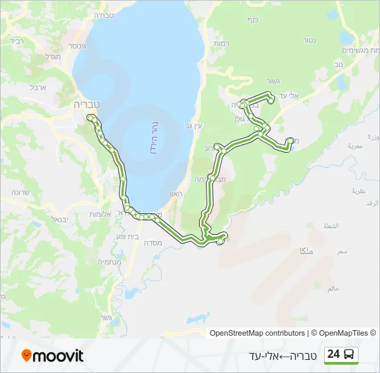 24 Bus Line Map