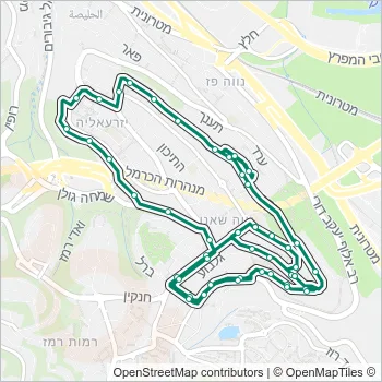 38 Bus Line Map