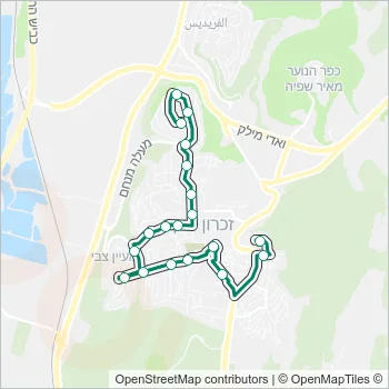 85 Bus Line Map