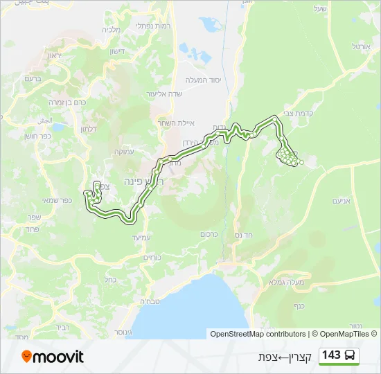143 Bus Line Map