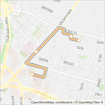 86 Bus Line Map