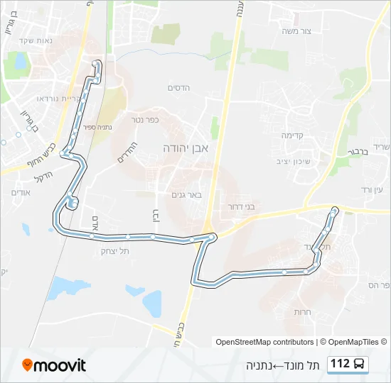 112 Bus Line Map