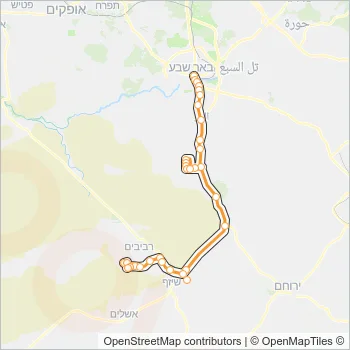 36 Bus Line Map
