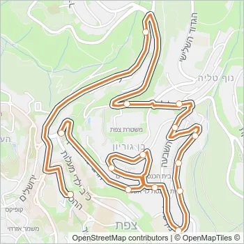 82 Bus Line Map