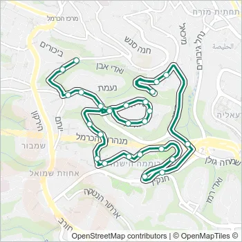 89 Bus Line Map