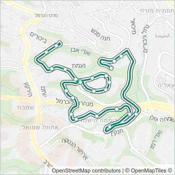89 Bus Line Map