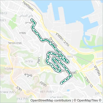 36א Bus Line Map