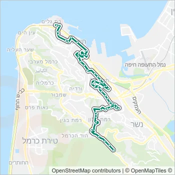 36א Bus Line Map