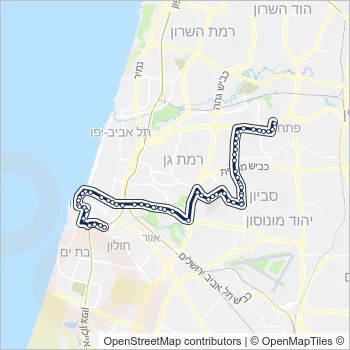41 Bus Line Map