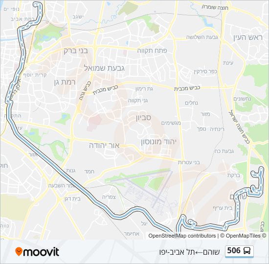 506 Bus Line Map