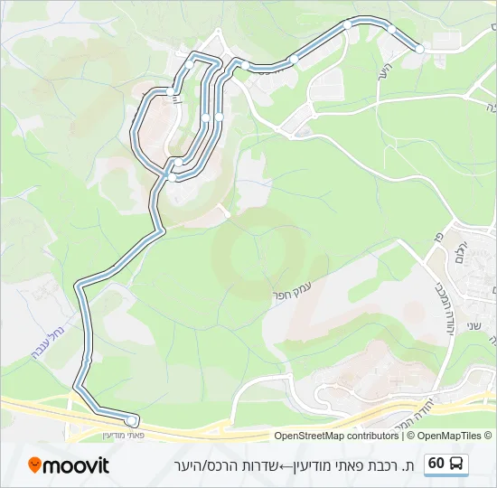 60 Bus Line Map