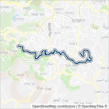 512 Bus Line Map