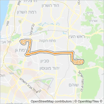 280 Bus Line Map