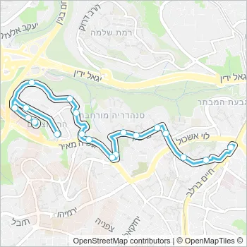 40 Bus Line Map