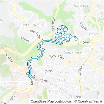 771 Bus Line Map