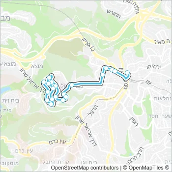 772 Bus Line Map
