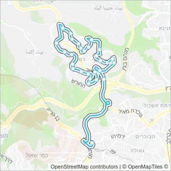 774 Bus Line Map