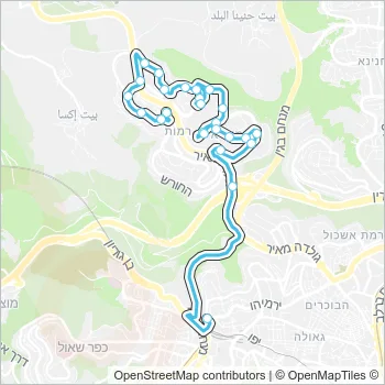 774 Bus Line Map