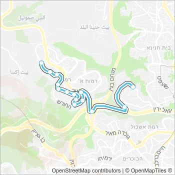 787 Bus Line Map