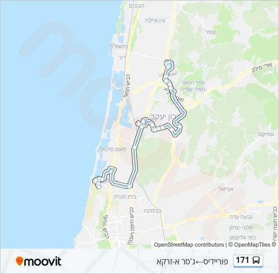 171 Bus Line Map