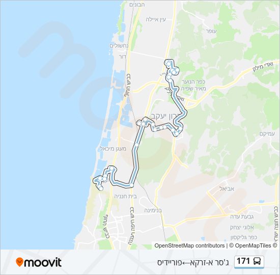 171 Bus Line Map