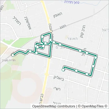 8א Bus Line Map