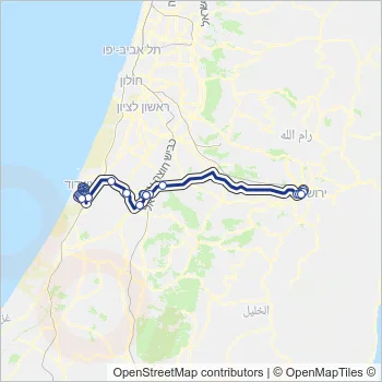 451 Bus Line Map