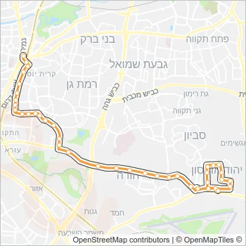 37 Bus Line Map